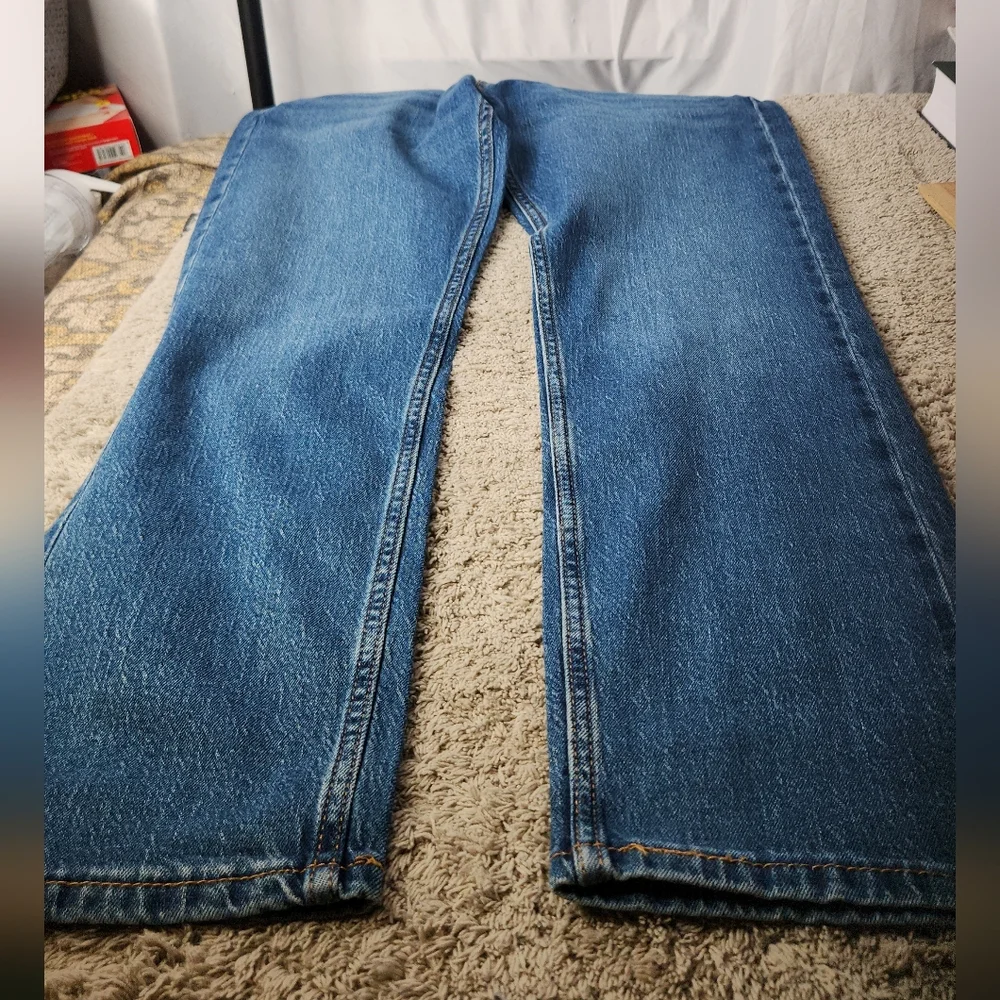 Levi's Men's 505 Straight Regular Fit Jeans - Medium Wash - 30W X 32L